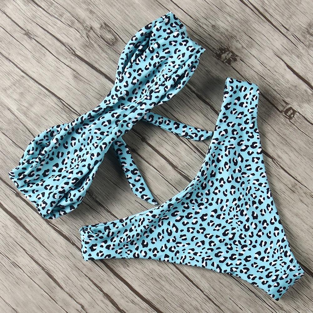 Ensemble de bikini solide Maillot de bain femme Bikini Maillot de bain femme Haut court Licou Maillot de bain Maillot de bain Bikini Coupe haute Maillot de bain taille haute Grande taille Maillot de bain d'été