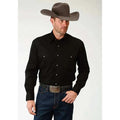 Chemise Western Roper Solid Poplin à boutons-pression pour homme