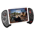 Manette de jeu sans fil Bluetooth, noire et durable, compatible avec les téléphones portables et les smartphones