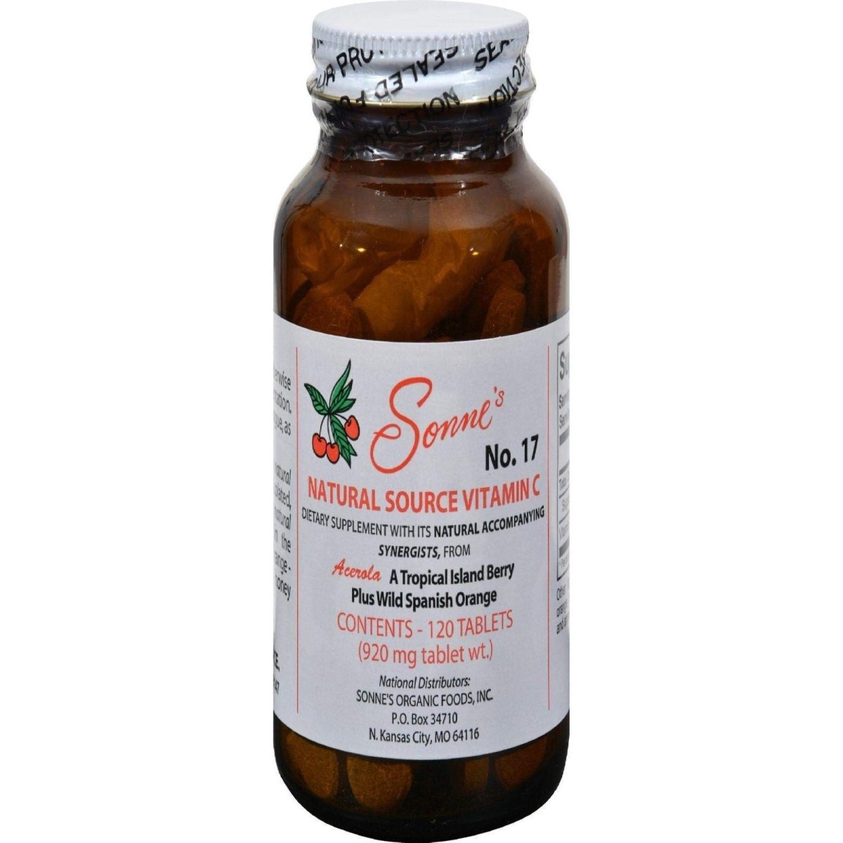 Sonne's - Vitamine C d'origine naturelle #17 - 120 comprimés