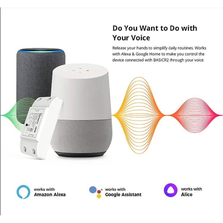 SONOFF BASICR2 Commutateur Intelligent Sans Fil WiFi Prise Télécommande Minuteur APP