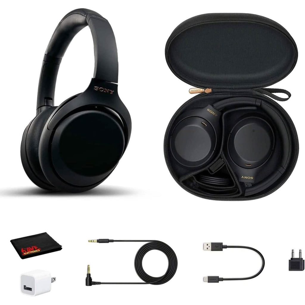 Casque supra-auriculaire sans fil à réduction de bruit Sony WH-1000XM4 avec microphone (reconditionné)