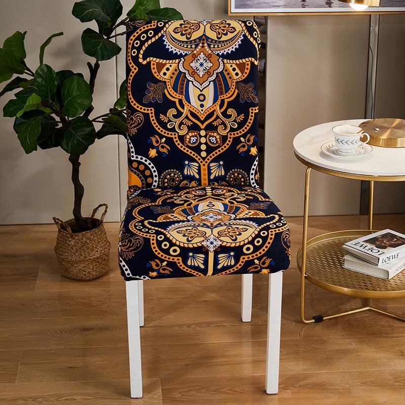 Housse de chaise en spandex, amovible, anti-saleté, pour cuisine, banquet, mariage, dîner, restaurant. Housse de chaise de salle à manger en spandex extensible, amovible et lavable, protection de chaise de salle à manger, housse de siège.