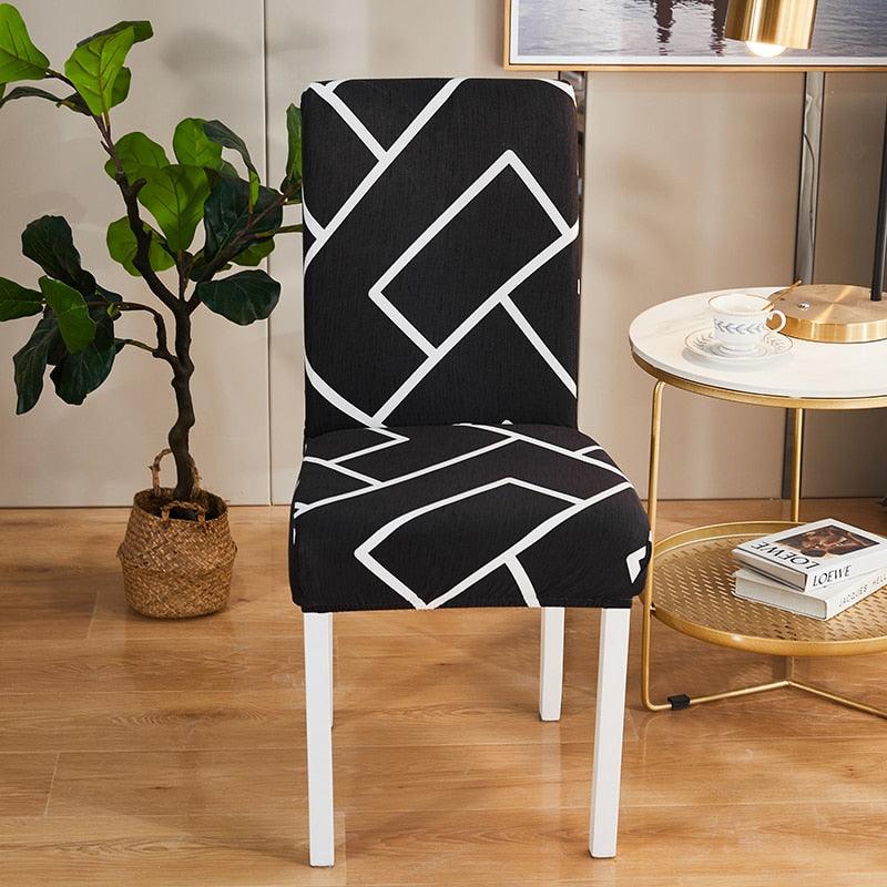Housse de chaise en spandex, amovible, anti-saleté, pour cuisine, banquet, mariage, dîner, restaurant. Housse de chaise de salle à manger en spandex extensible, amovible et lavable, protection de chaise de salle à manger, housse de siège.