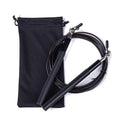 Corde à sauter rapide avec poignée métallique Corde à sauter réglable Corde à sauter rapide sans enchevêtrement Corde à sauter réglable avec roulements à billes et sac en nylon pour l'entraînement de boxe et de fitness