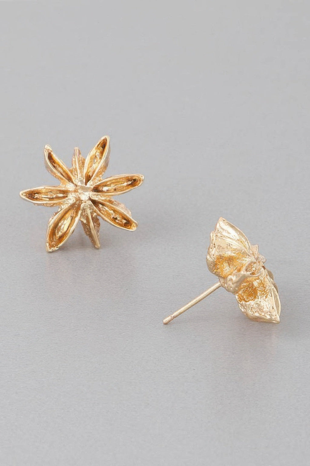 Boucles d'oreilles clous Fleur d'épice