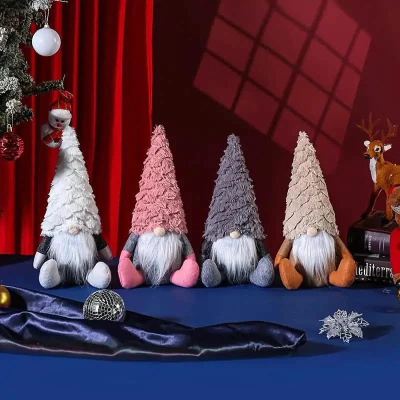 Pendentif Rudolf de Noël avec cheveux en spirale