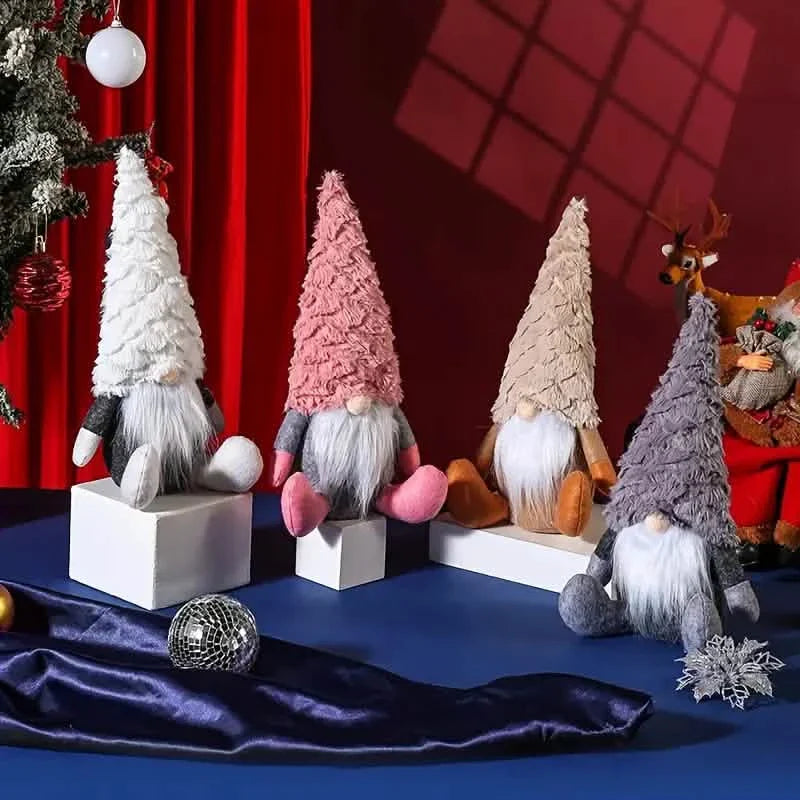 Pendentif Rudolf de Noël avec cheveux en spirale