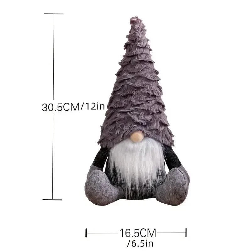 Pendentif Rudolf de Noël avec cheveux en spirale