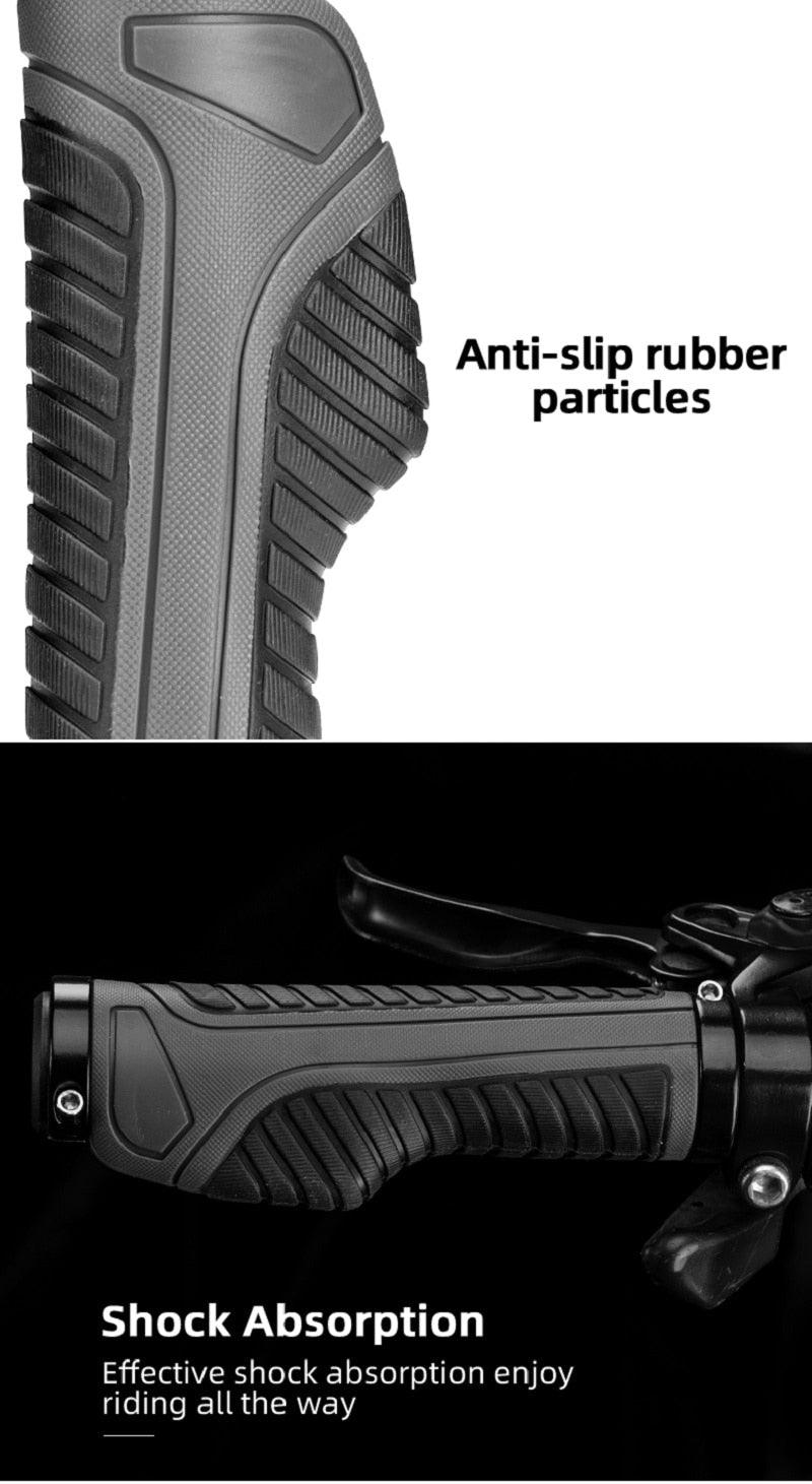 Poignées de vélo en éponge, antidérapantes, en silicone 3D, ultralégères, en mousse, à serrage simple, pour VTT, Beach Cruiser et trottinette. Douces et confortables.