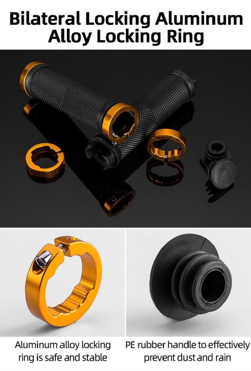 Poignées de vélo en éponge, antidérapantes, en silicone 3D, ultralégères, en mousse, à serrage simple, pour VTT, Beach Cruiser et trottinette. Douces et confortables.