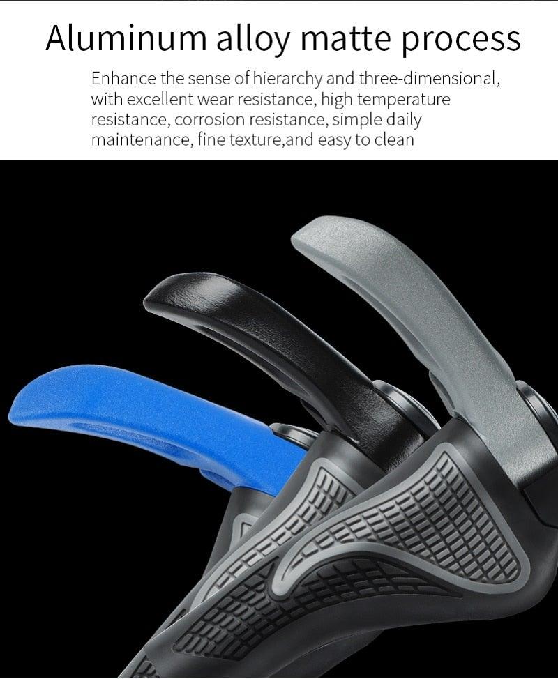 Poignées de vélo en éponge, antidérapantes, en silicone 3D, ultralégères, en mousse, à serrage simple, pour VTT, Beach Cruiser et trottinette. Douces et confortables.