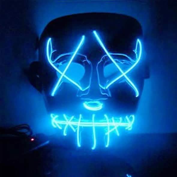 Masque LED effrayant