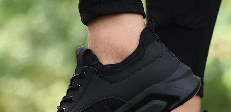 Chaussures de sport noires printemps mode décontractée course à pied chaussures d'air baskets noires pour hommes légères athlétiques course marche gym chaussures décontractées sport mode marche baskets