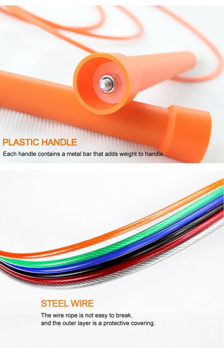 Corde à Sauter Sportive Rapide Professionnelle Longueur Ajustable Design Ergonomique Cordes à Sauter Pour Entraînement de Vitesse Idéales Pour la Boxe Fitness Entraînement de Saut