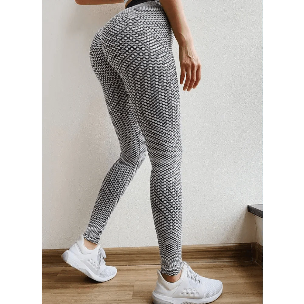 Legging de sport pour femme, taille haute, moulant, push-up, respirant, pour le fitness, la gym et le yoga