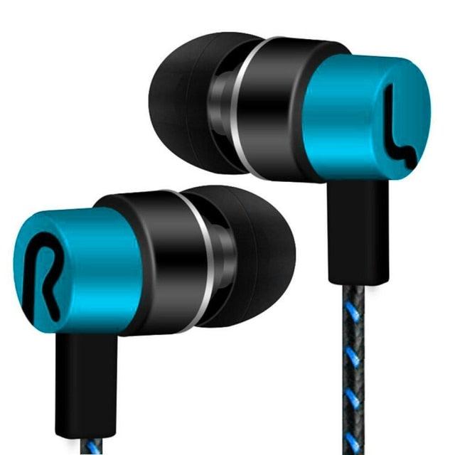Écouteurs de sport filaires pour le gaming intra-auriculaires Moniteur Écouteurs avec micro Son stéréo Contrôle du volume Casque filaire 3,5 mm avec basses Écouteurs stéréo Écouteurs de musique Sport Gaming Casque avec micro Écouteurs simples