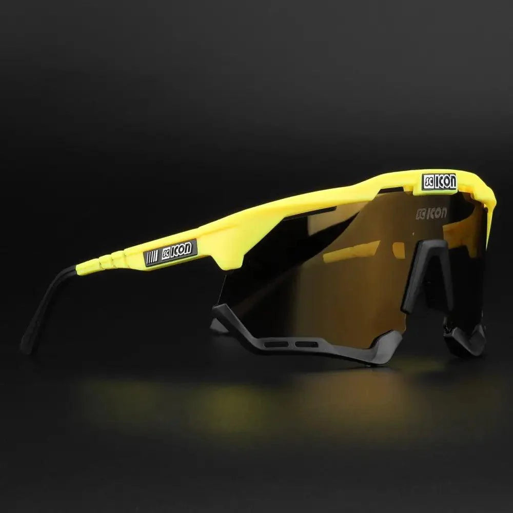 Lunettes de cyclisme photochromiques de sport pour hommes et femmes, lunettes de vélo de route élégantes unisexes, lunettes de soleil polarisées pour cyclisme en plein air, lunettes de vélo