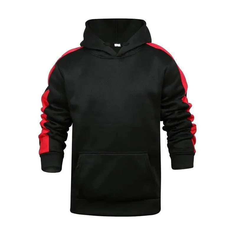 Sweats à capuche décontractés homme printemps automne, sweats à capuche homme de couleur unie, hauts sweats à capuche homme, pulls à capuche col rond classique décontracté pour homme