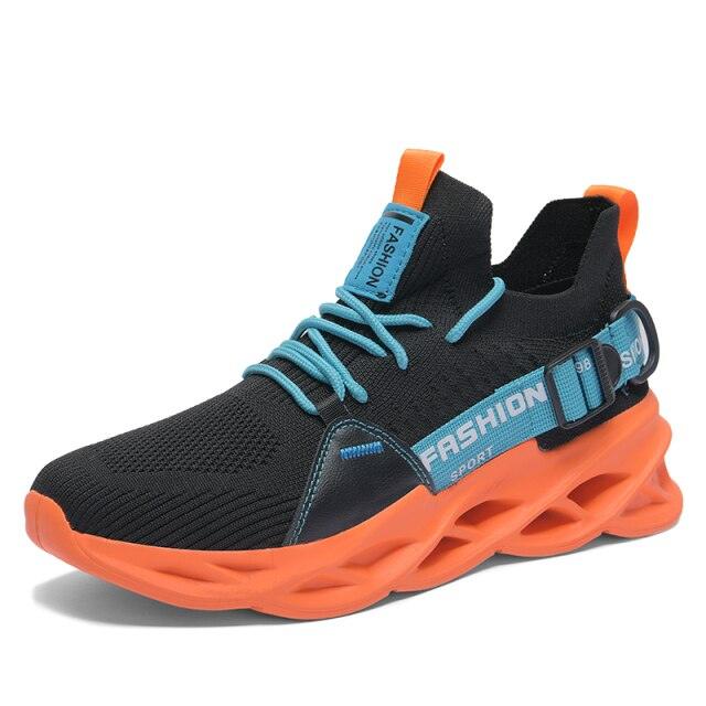 Baskets respirantes pour hommes printemps maille chaussures décontractées motif lame baskets Tenis été blanc extérieur course tennis lame baskets sport mode confortables décontractées gym
