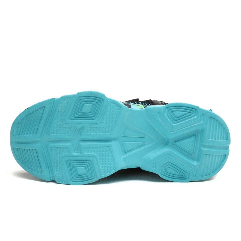 Baskets Enfant de Printemps en Maille Respirante Chaussures de Sport d'Extérieur Confortables pour Garçons Chaussures de Course Respirantes Légères pour Enfants Chaussures de Sport Athlétiques Décontractées à la Mode