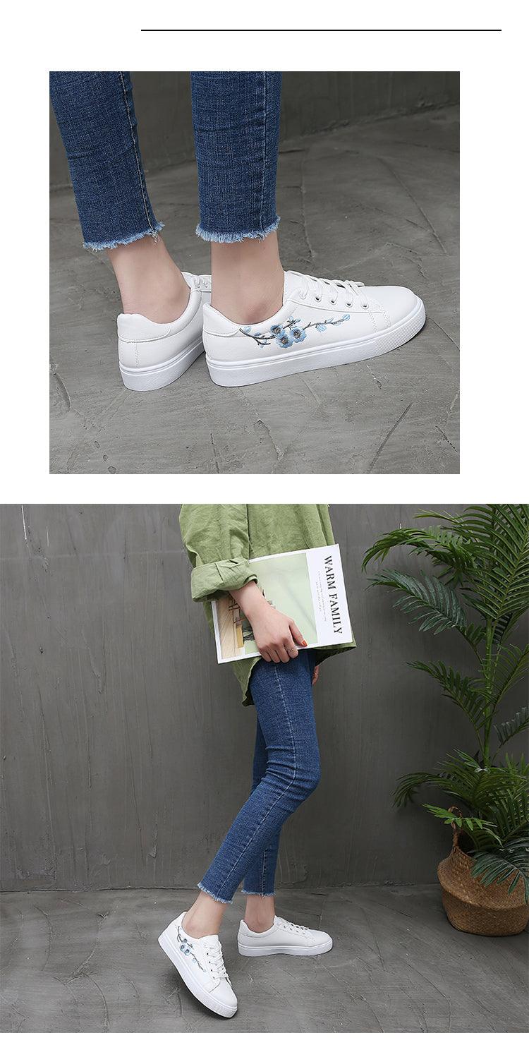 Baskets Respirantes Printemps Femme, Chaussures à Plateforme en Cuir pour Femme, Baskets Décontractées à Lacets, Baskets Blanches Tendance, Baskets à Plateforme en Cuir PU Blanc pour Femme, Baskets de Marche à Lacets