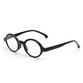 Lunettes de lecture à charnière à ressort, style rond, pour femmes et hommes, loupe à dioptrie, lunettes noires, lunettes de soleil pour dames, monture petite