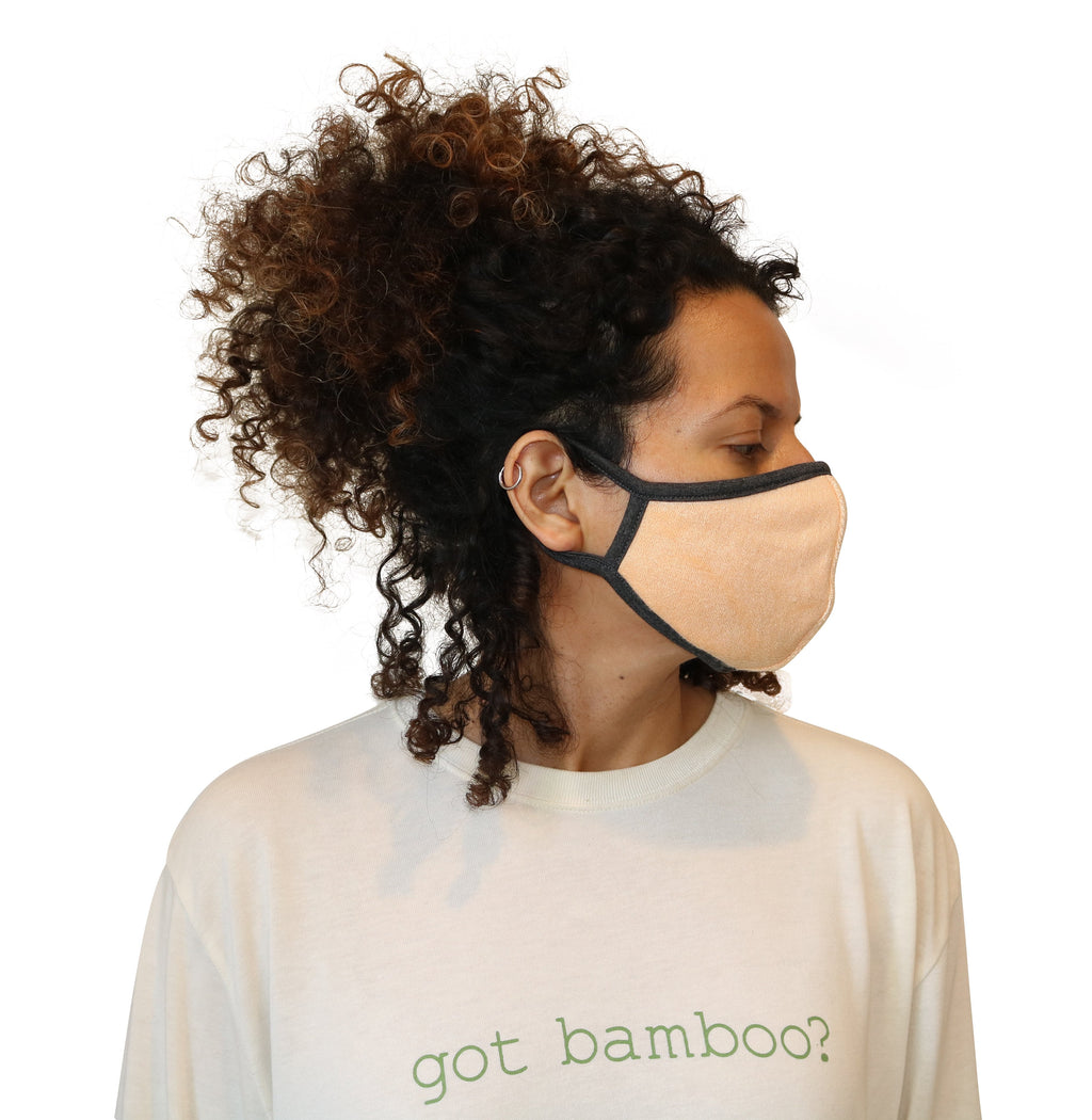Masque respirant en bambou filé – Naturel, doux et soyeux, ultra confortable