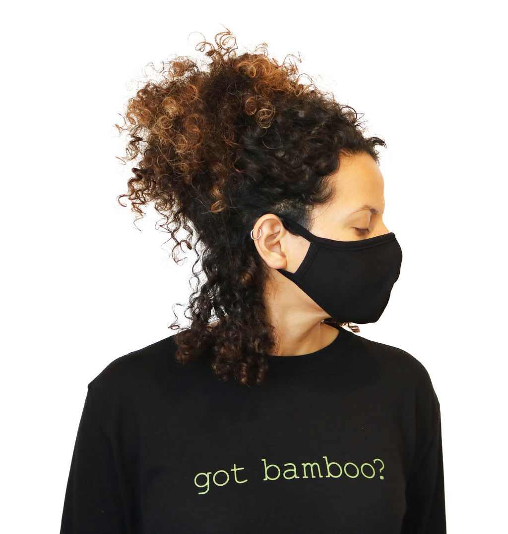 Masque respirant en bambou filé – Naturel, doux et soyeux, ultra confortable