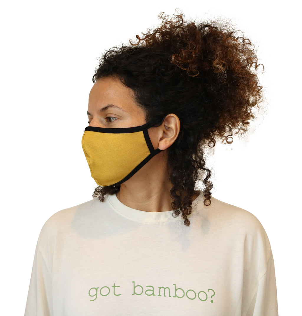Masque respirant en bambou filé – Naturel, doux et soyeux, ultra confortable