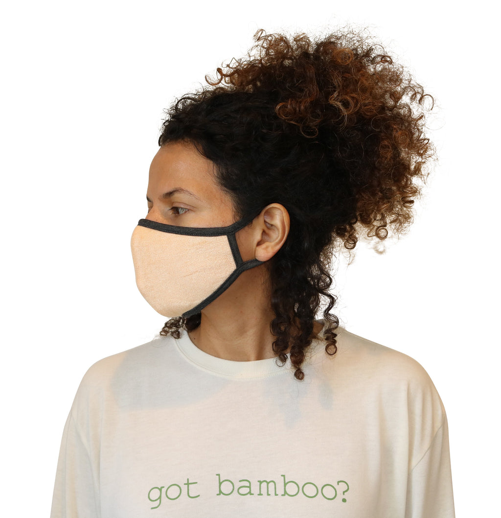 Masque respirant en bambou filé – Naturel, doux et soyeux, ultra confortable