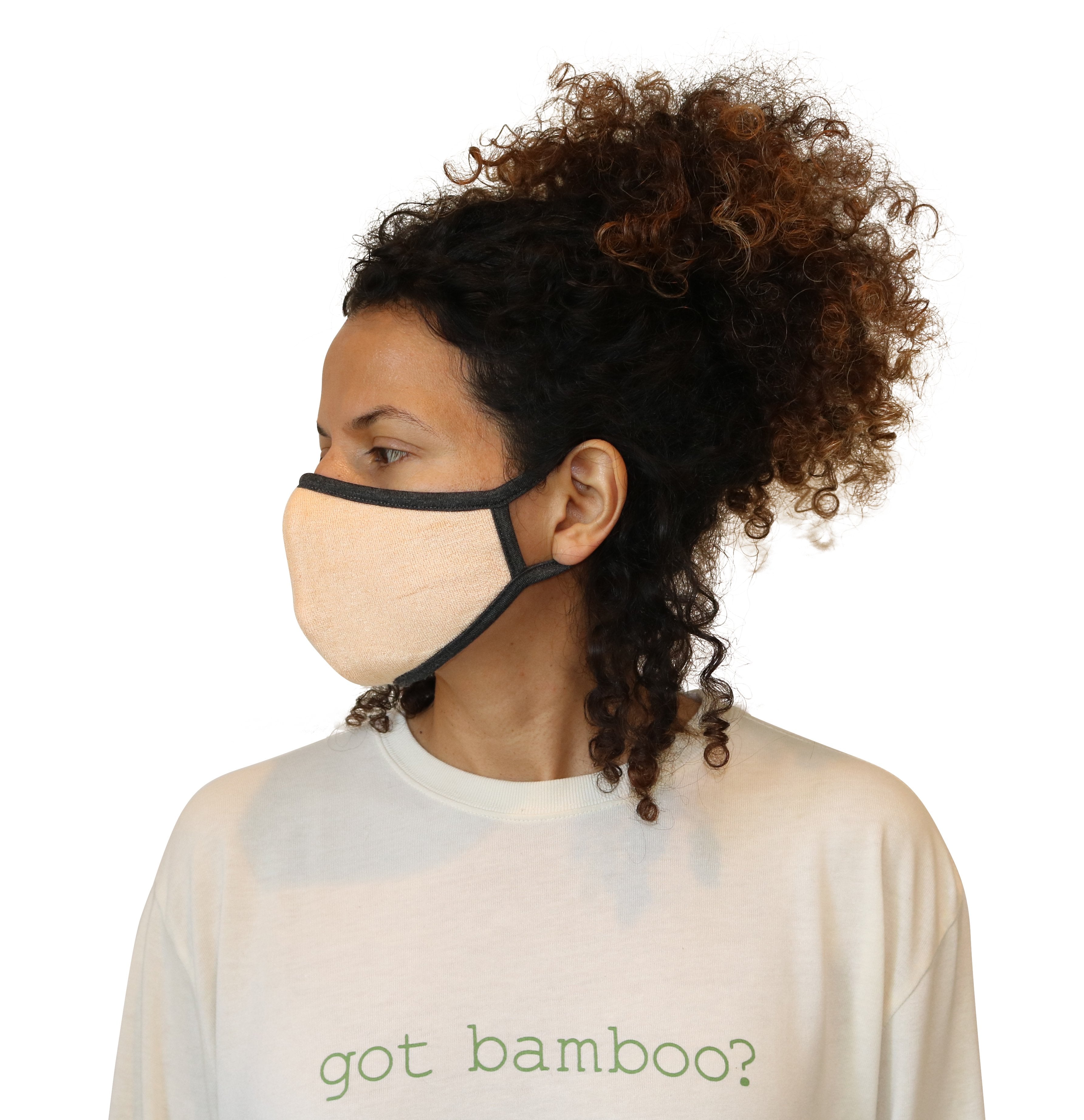 Masque respirant en bambou filé – Naturel, doux et soyeux, ultra confortable
