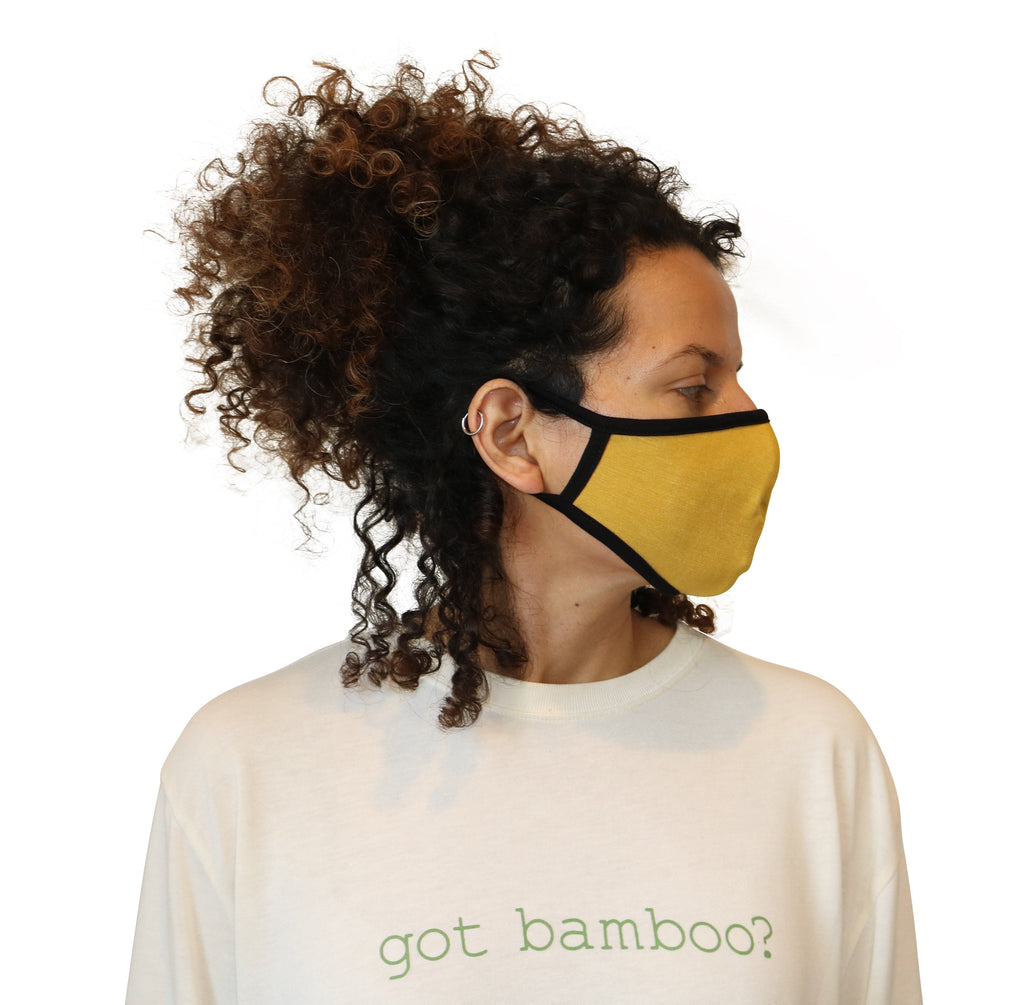 Masque respirant en bambou filé – Naturel, doux et soyeux, ultra confortable