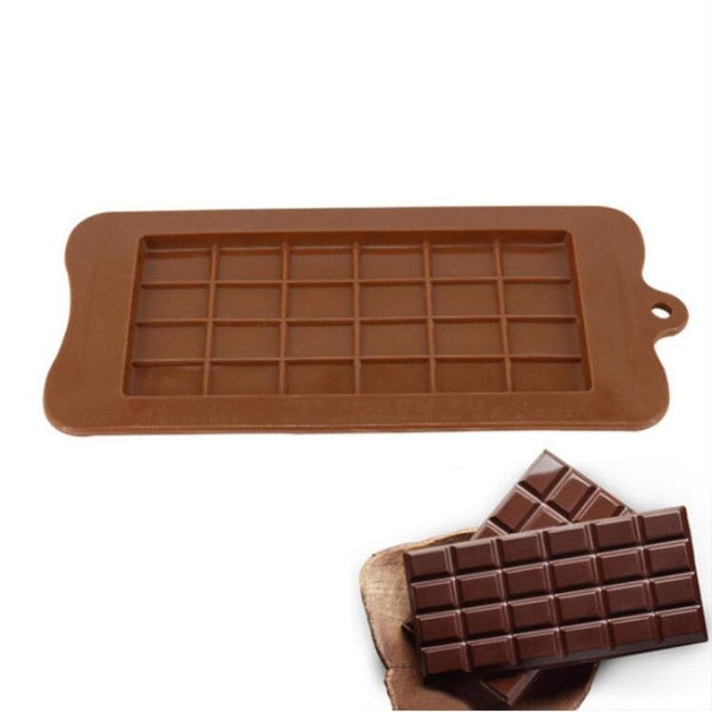 Moule carré en silicone pour chocolat, gâteau, savon, glaçons, pâtisserie, décoration de gâteaux, fondant, café, bonbons, chocolat en morceaux