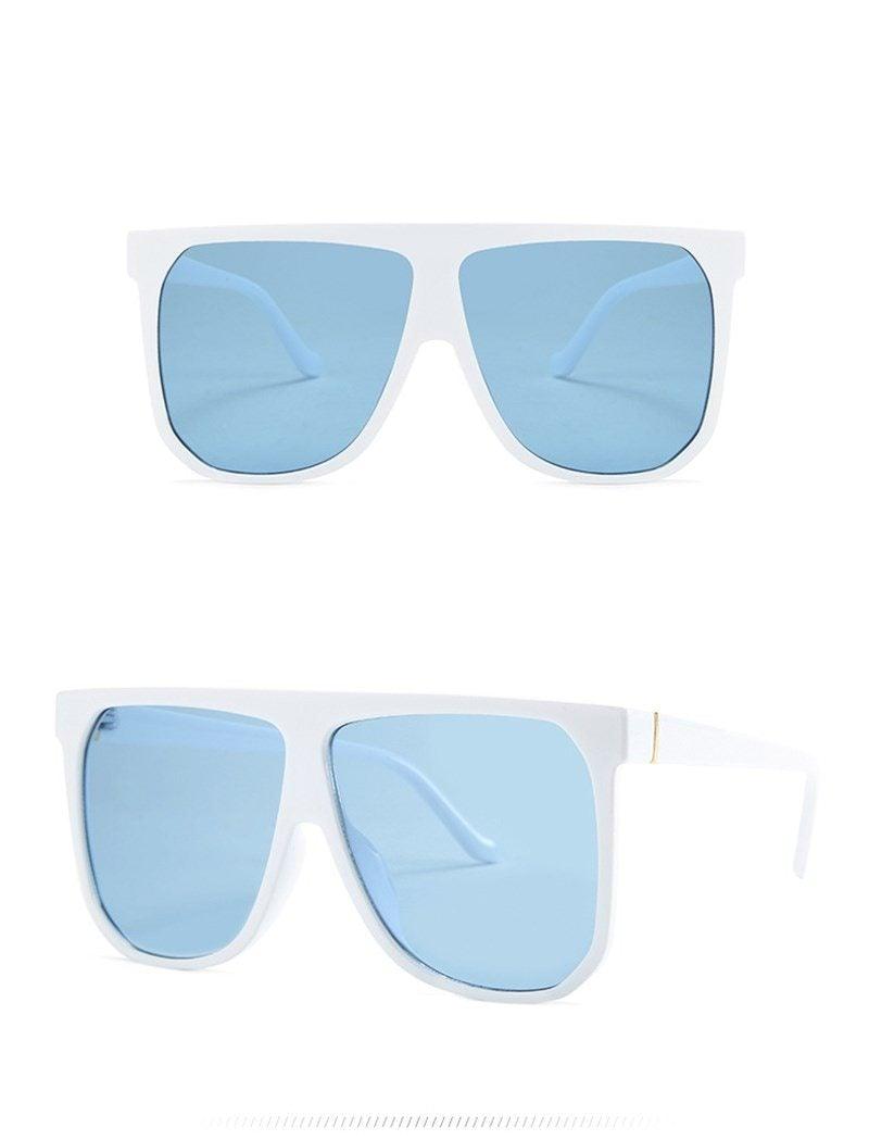 Lunettes de soleil carrées pour femmes, nouvelles montures tendance et surdimensionnées pour femmes, en différentes nuances pour hommes et femmes, lunettes de soleil carrées surdimensionnées pour hommes/femmes.