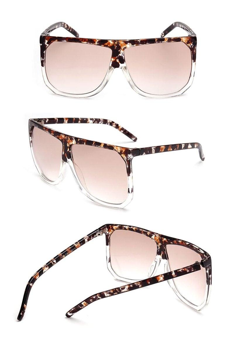 Lunettes de soleil carrées pour femmes, nouvelles montures tendance et surdimensionnées pour femmes, en différentes nuances pour hommes et femmes, lunettes de soleil carrées surdimensionnées pour hommes/femmes.