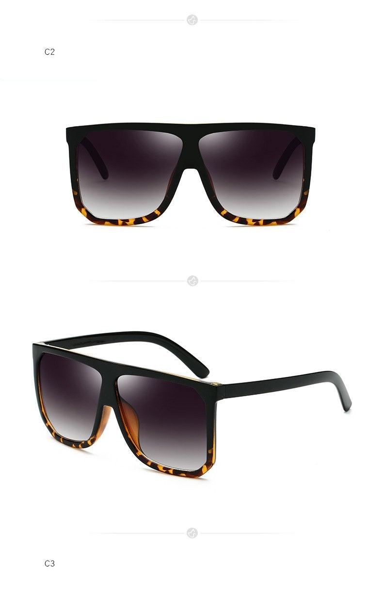 Lunettes de soleil carrées pour femmes, nouvelles montures tendance et surdimensionnées pour femmes, en différentes nuances pour hommes et femmes, lunettes de soleil carrées surdimensionnées pour hommes/femmes.