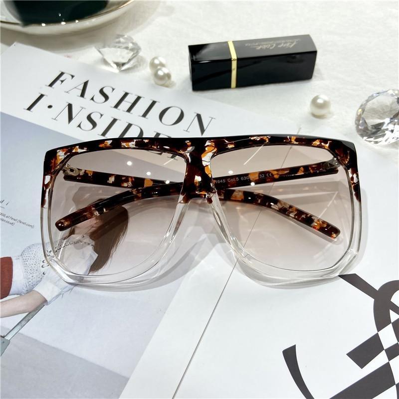 Lunettes de soleil carrées pour femmes, nouvelles montures tendance et surdimensionnées pour femmes, en différentes nuances pour hommes et femmes, lunettes de soleil carrées surdimensionnées pour hommes/femmes.