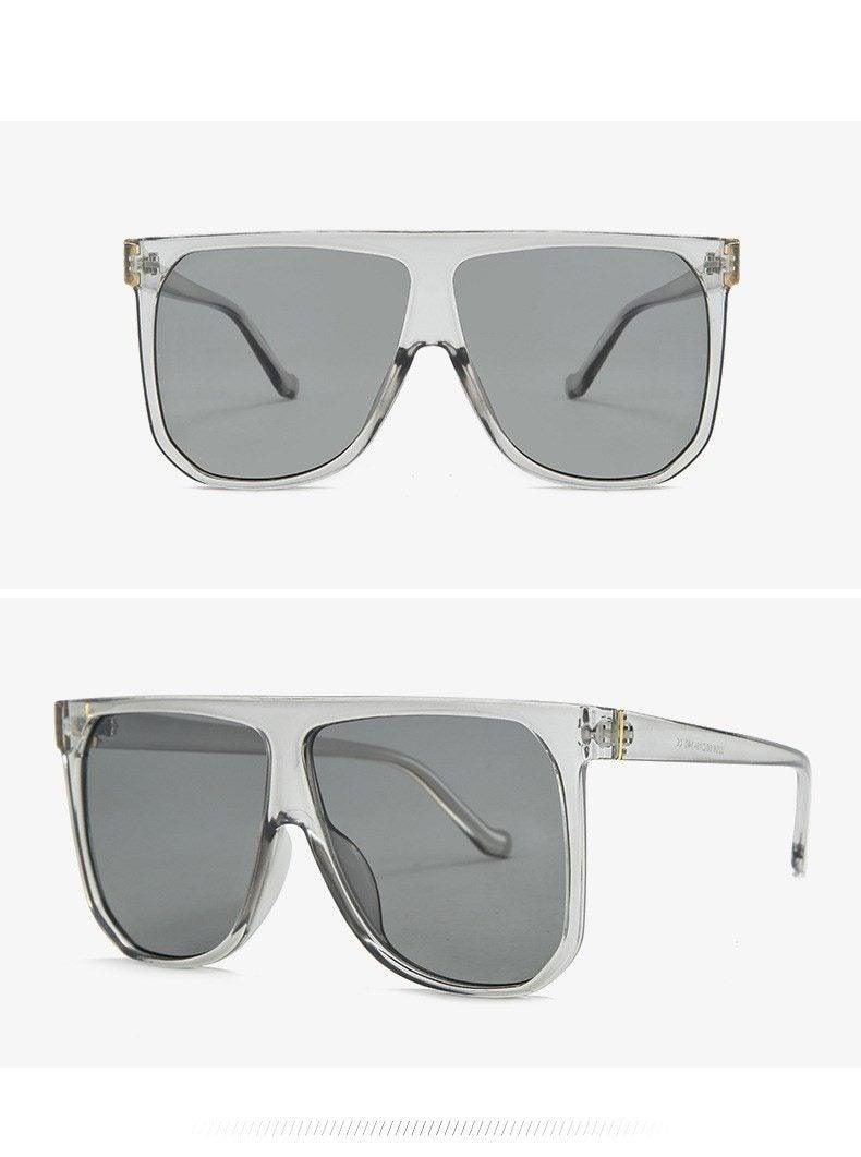 Lunettes de soleil carrées pour femmes, nouvelles montures tendance et surdimensionnées pour femmes, en différentes nuances pour hommes et femmes, lunettes de soleil carrées surdimensionnées pour hommes/femmes.