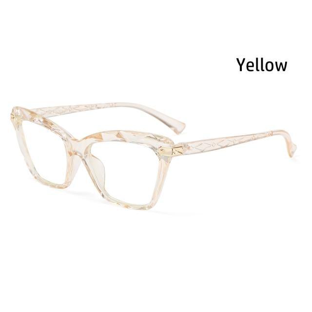 Lunettes de lecture carrées pour femmes, monture en cristal multi-sections, lunettes d'ordinateur optiques, lunettes de lecture au design carré pour femmes, lunettes de lecture d'ordinateur anti-lumière bleue pour hommes et femmes