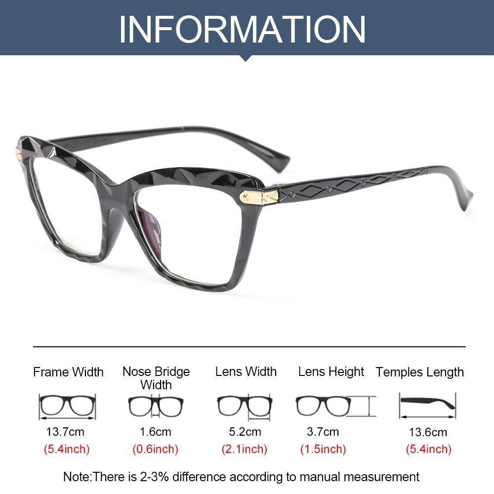 Lunettes de lecture carrées pour femmes, monture en cristal multi-sections, lunettes d'ordinateur optiques, lunettes de lecture au design carré pour femmes, lunettes de lecture d'ordinateur anti-lumière bleue pour hommes et femmes