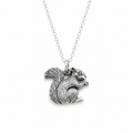 Sterling Silver Squirrel Charm - Animal Charm