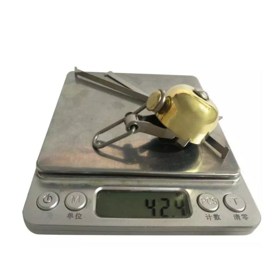Sonnette de vélo en acier inoxydable, avertisseur sonore, cloche de guidon ordinaire, son clair, sonnette d'alarme de sécurité pour vélo avec plaque de verrouillage de montage, sonnette de vélo classique pour vélo de route, VTT, sport