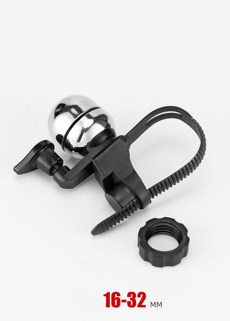 Sonnette de vélo en acier inoxydable, avertisseur sonore, cloche de guidon ordinaire, son clair, sonnette d'alarme de sécurité pour vélo avec plaque de verrouillage de montage, sonnette de vélo classique pour vélo de route, VTT, sport