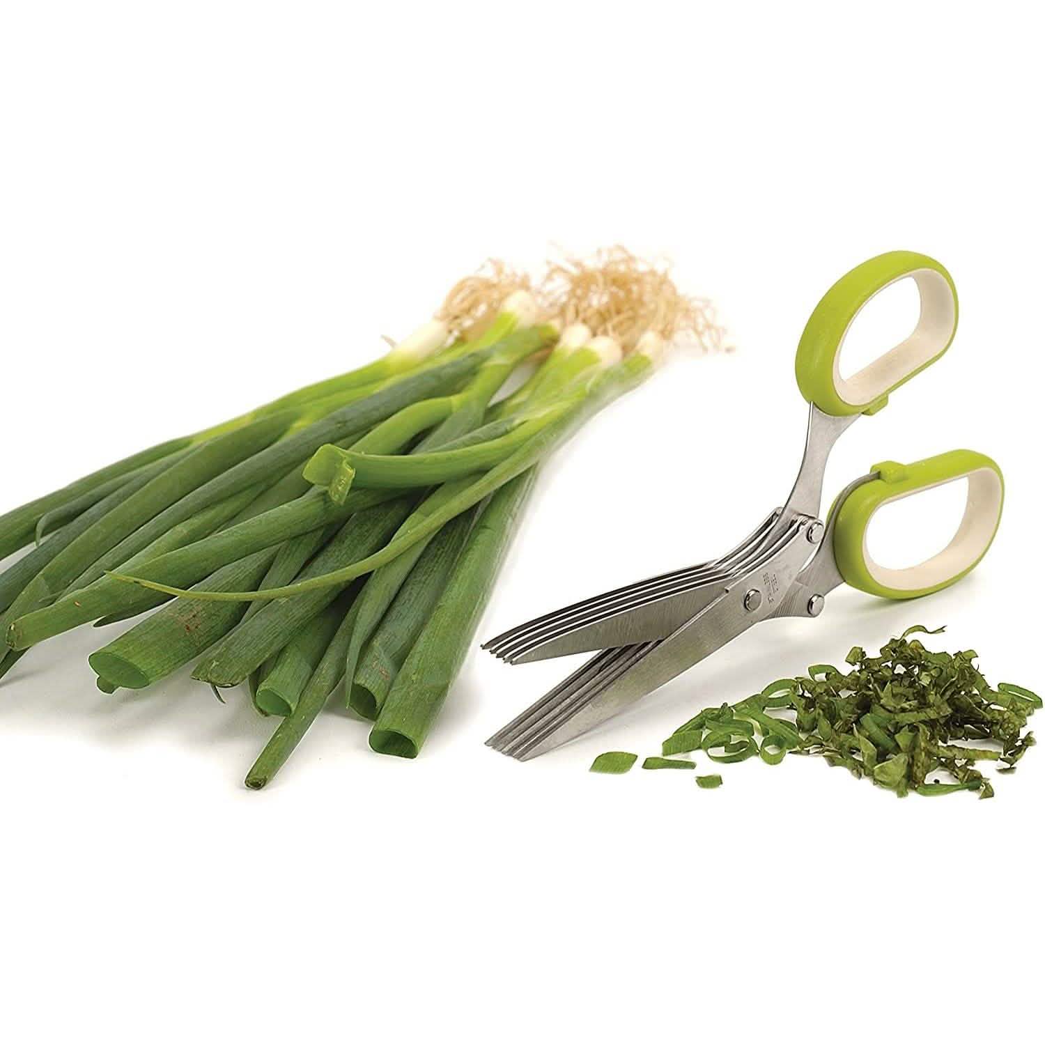 Ciseaux à herbes en acier inoxydable à 5 lames