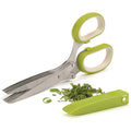 Ciseaux à herbes en acier inoxydable à 5 lames
