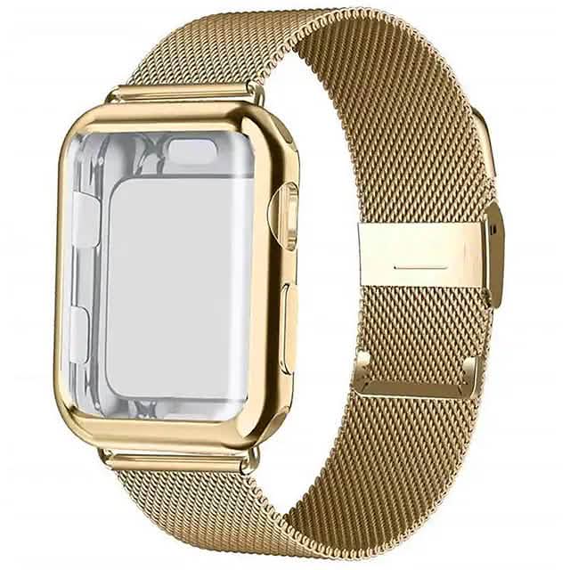 Bracelet réglable en acier inoxydable avec protection d'écran