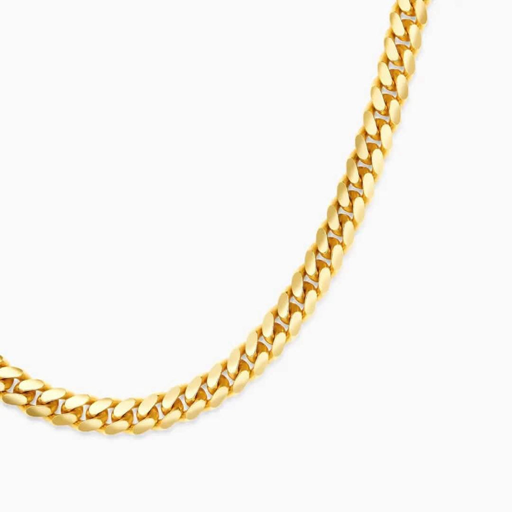 Collier chaîne serpent plate en acier inoxydable