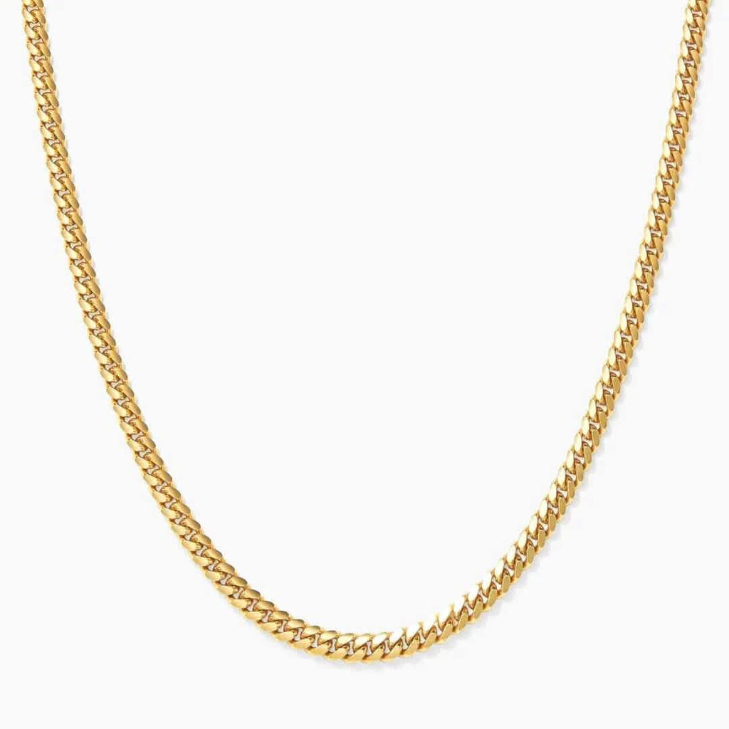 Collier chaîne serpent plate en acier inoxydable