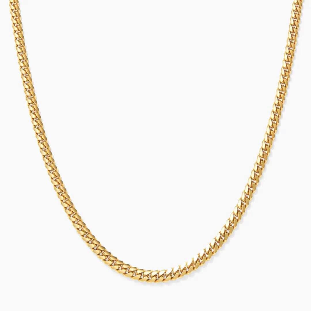 Collier chaîne serpent plate en acier inoxydable